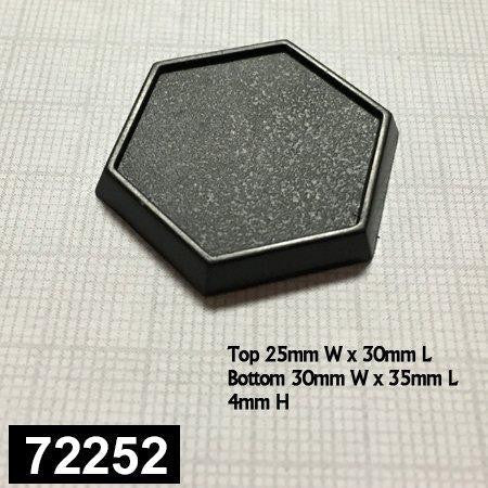 Reaper Miniatures 1 Inch Hex Gaming Base x20 (72252)